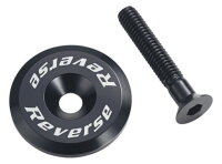 REVERSE Steuersatzkappe schwarz Alu inkl. Schraube M6 x...