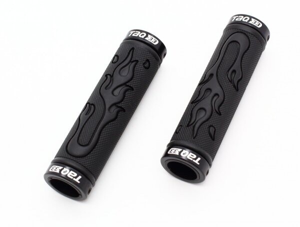 TAQ-33 Lenkergriff G24 MTB Triple Density Gel 128mm Schwarz Fahrradgriffe