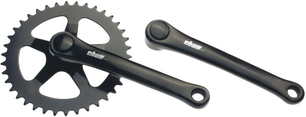 THUN Kettenradgarnitur Avax S 4-kant 44 Zähne 170mm Kurbel Stahl schwarz