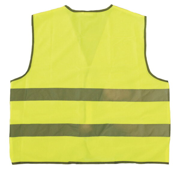 WOWOW Reflexweste Mesh Gilet Warnweste gelb M silber wasserdicht