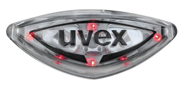 uvex triangle led, / black / red, onesize