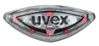 uvex triangle led, / black / red, onesize