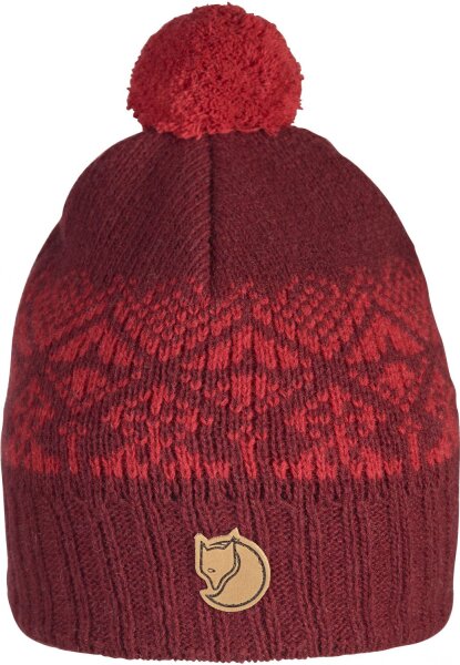 Fjällräven Kids Snowball Hat Dark Garnet