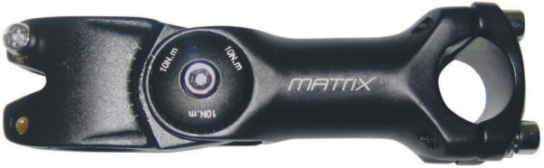 MATRIX Ahead-Vorbau ST10 Alu 130mm schwarz-matt | Winkel verstellbar