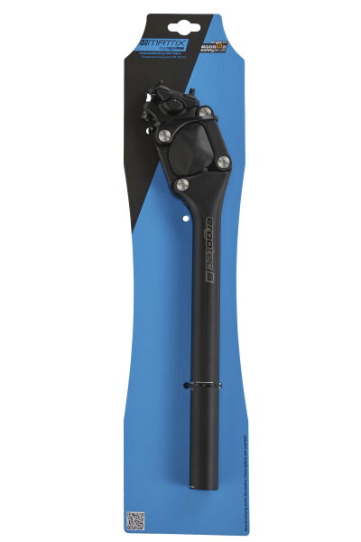 Ergotec PL700 Parallelogramm Federsattelstütze 27,2mm Schwarz 90kg