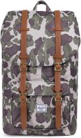 Herschel Little America Frog Camo/Tan Synthetic Leather