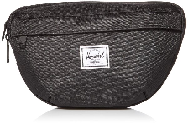 Herschel Nineteen Black Bauchtasche Hip Pack Gürteltasche Unisex Schwarz