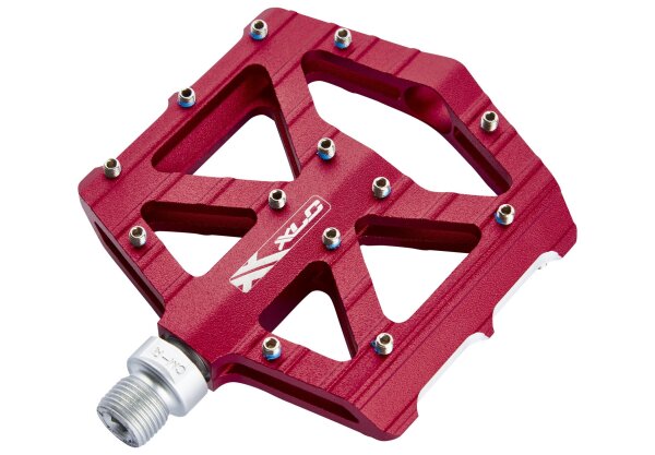 XLC MTB Trekking Pedal PD-M12 Alu Rot Fahrradpedale