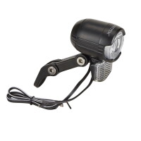 MATRIX LED Scheinwerfer Shiny 40 LUX Nabendynamo StVZO Gabelkrone schwarz