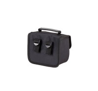 MATRIX Lenkertasche Schnalle schwarz silber 2,5L Fahrrad Lenker Tasche