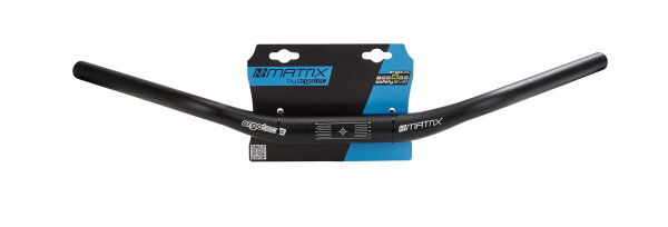 MATRIX City Trekking Lenkerbügel 31,8mm 590mm schwarz AL 6061 T6 Fahrrad