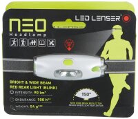 Led Lenser Neo Stirnlampe Headlamp Outdoor Lampe Gelb Grau Joggen NEU