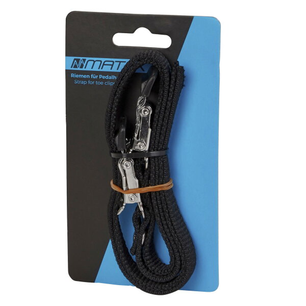MATRIX Pedalhaken Riemen Schwarz Nylon 480mm Fahrrad Zubehör 1 Paar