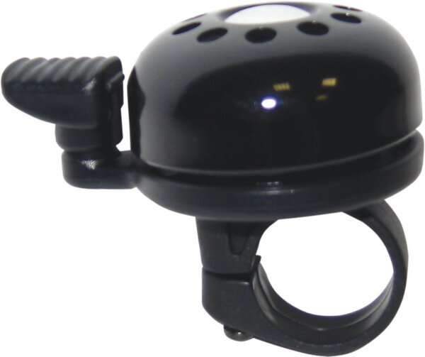 MOUNTY SPECIAL Fahrrad Klingel Charly schwarz Alu 22,2mm Lenker