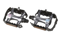 MATRIX MTB Pedal PE10 Aluminium kugelgelagert 9/16" schwarz/silber