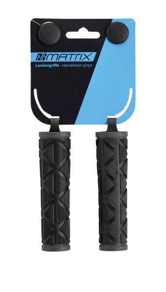 MATRIX Lenkergriff G5 Dual Density MTB, schwarz, 123mm, lang/lang