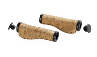 MATRIX Lenkergriff G12 Kork 135mm lang braun Alu Lockring Fahrradgriff