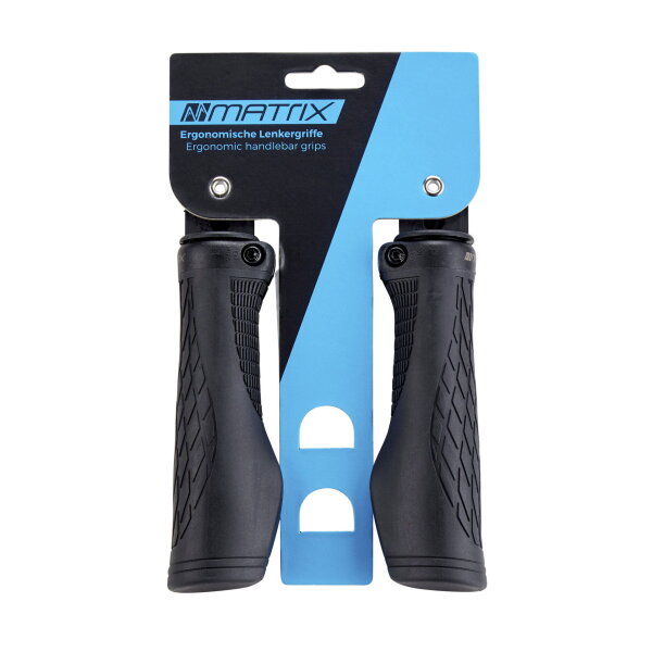 MATRIX Lenkergriff G52 Dual Density 130mm lang/lang Gummi Kunststoff schwarz