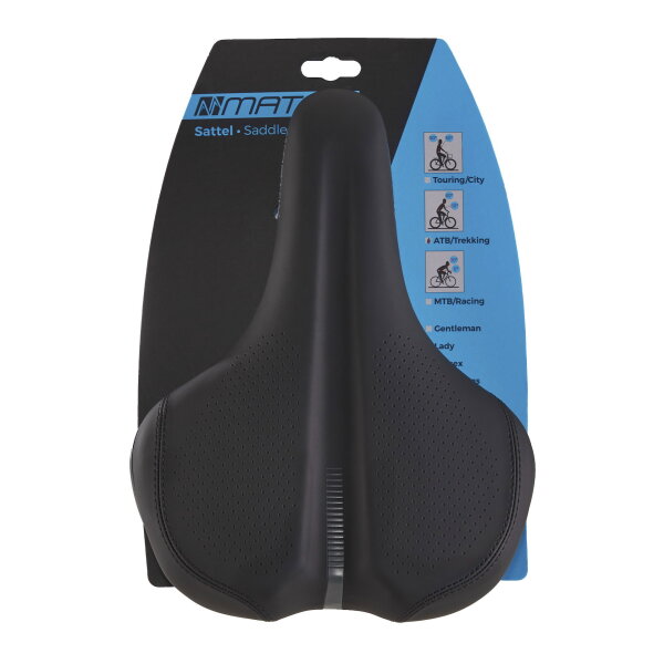 MATRIX City Sattel S39 Unisex Relaxed Fahrradsattel 270x195mm Komfort