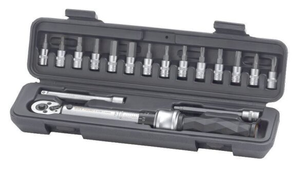 MATRIX Drehmoment Knarren-Set 1/4" Ratsche Set 5-25 Nm Inbus Torx Schlüssel