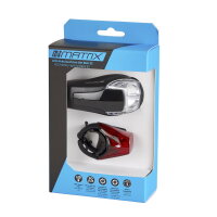 MATRIX LED Akkuleuchten Set 90 LUX BLS 32 StVZO m. Halter...