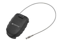 MATRIX Kabelschloss aufrollbar 900mm Zahlenschloss schwarz Fahrrad & Helm