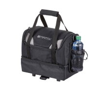 MATRIX Gepäckträgertasche UniKlip | Schwarz Silber | 15L | 9-16cm Träger