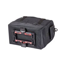 MATRIX Gepäckträgertasche UniKlip | Schwarz Silber | 15L | 9-16cm Träger