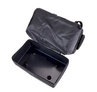 MATRIX Gepäckträgertasche UniKlip | Schwarz Silber | 15L | 9-16cm Träger