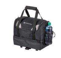 MATRIX Gepäckträgertasche UniKlip | Schwarz Silber | 15L | 9-16cm Träger