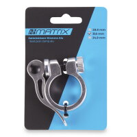 MATRIX Sattelstützklemme SC1 31.8mm Silber Aluminium...