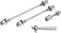 TAQ-33 Schnellspanner Set 5-Kant silber für Sattel /...
