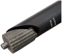 BY.SCHULZ A-Head Quill Adapter 1 1/8" schwarz-matt für Vorbauten Gewindegabel