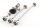 PITLOCK Schnellspannachsen Set 02/GA B Edelstahl silber für Sattel / Laufräder