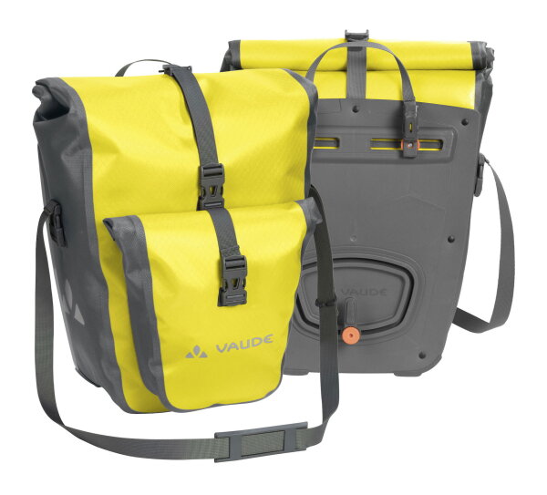 VAUDE Aqua Back Plus HR-Tasche Paar wasserdicht QMR 2.0 canary gelb 51L Fahrradtasche