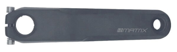 MATRIX E-Bike Kurbelarmsatz Alu 165mm schwarz Shimano E6100/7000/8000