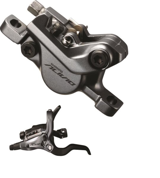 SHIMANO Hydraulische Scheibenbremse Alivio Länge: 1000 mm Anbau: vorne grau / schwarz